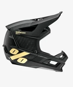 100% AIRCRAFT 2 Helmet Black/Light Yellow