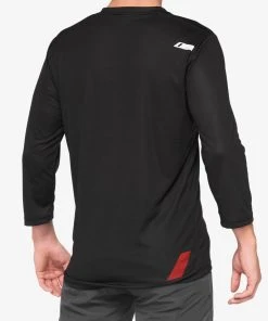 100% AIRMATIC 3/4 Sleeve Jersey Black/Red 6 100% AIRMATIC 3/4 Sleeve Jersey Black/Red
