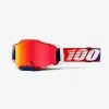 100% Europe Armega Goggle Factory HiPER Red Lens