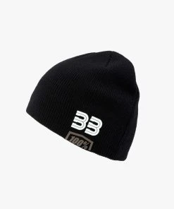 100% Europe BB33 Skully Beanie Black