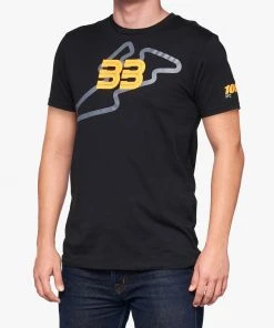 100% Brad Binder Collection BB33 TRACK T-Shirt Black