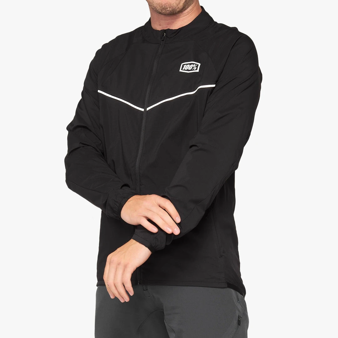 100% CORRIDOR Stretch Windbreaker Black 4 100% CORRIDOR Stretch Windbreaker Black