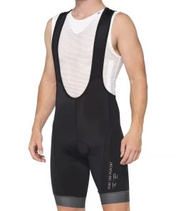 100% EXCEEDA Bib Shorts Black/Charcoal