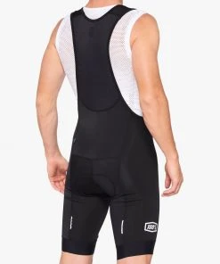 100% EXCEEDA Bib Shorts Black/White