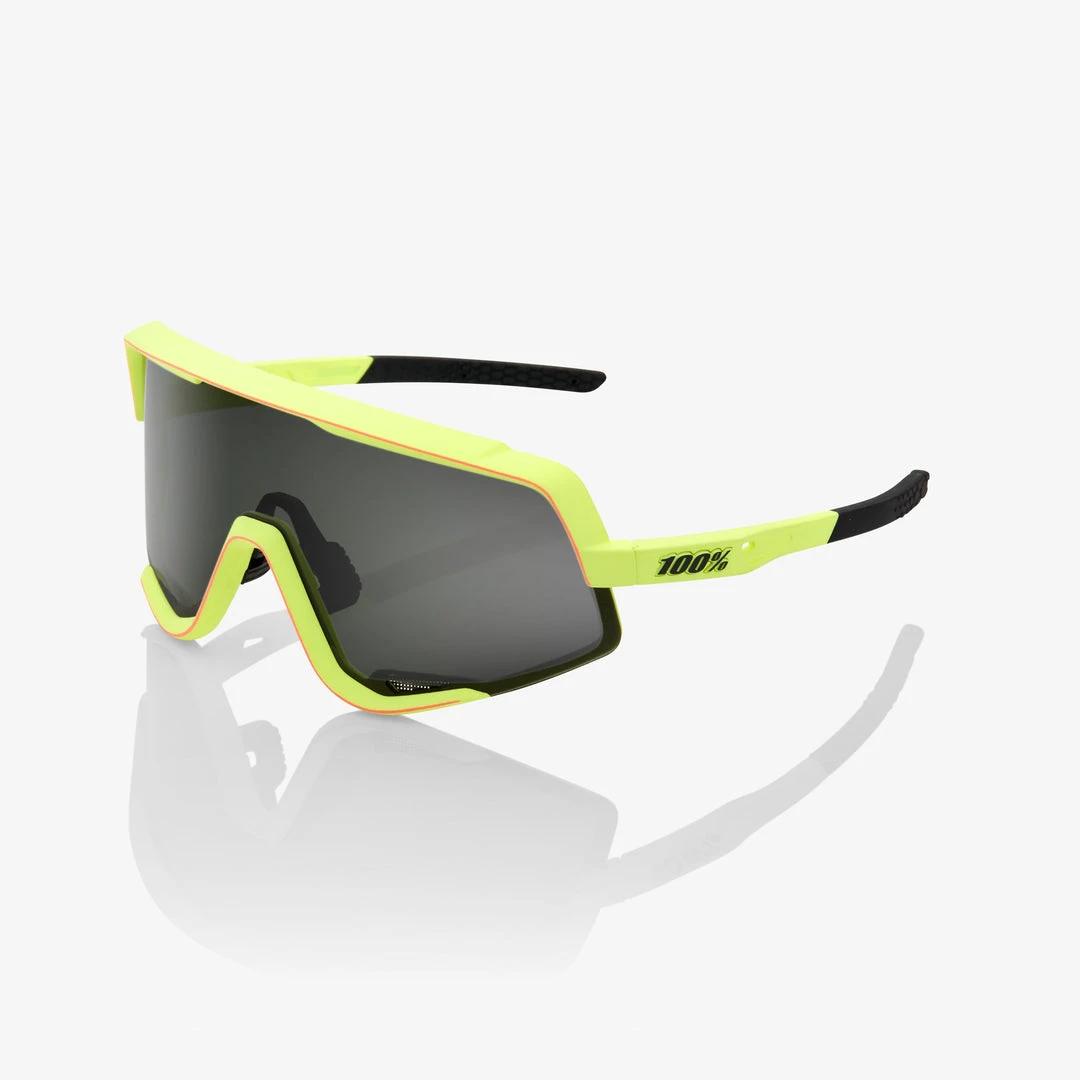 100% Europe Sunglasses GLENDALE - Soft Tact Washed Out Neon Yellow - Smoke Lens 3 100% Europe Sunglasses GLENDALE - Soft Tact Washed Out Neon Yellow - Smoke Lens