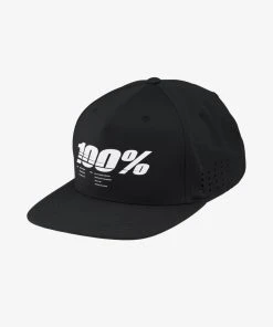 100% Europe Hats DRIVE Snapback Hat Black