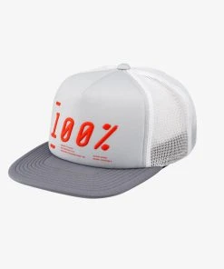 100% Europe Hats TRANSFER Trucker Hat Grey