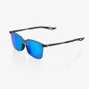 100% Europe LEGERE SQUARE - Soft Tact Black - Blue Multilayer Mirror Lens Sunglasses 1 100% Europe LEGERE SQUARE - Soft Tact Black - Blue Multilayer Mirror Lens Sunglasses