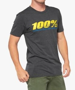 100% Tech Tees ARGUS Tech Tee Charcoal Heather