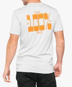 100% TRONA Tech Tee Chalk