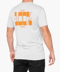 100% TRONA Tech Tee Chalk
