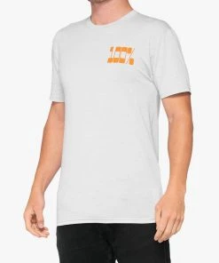 100% TRONA Tech Tee Chalk