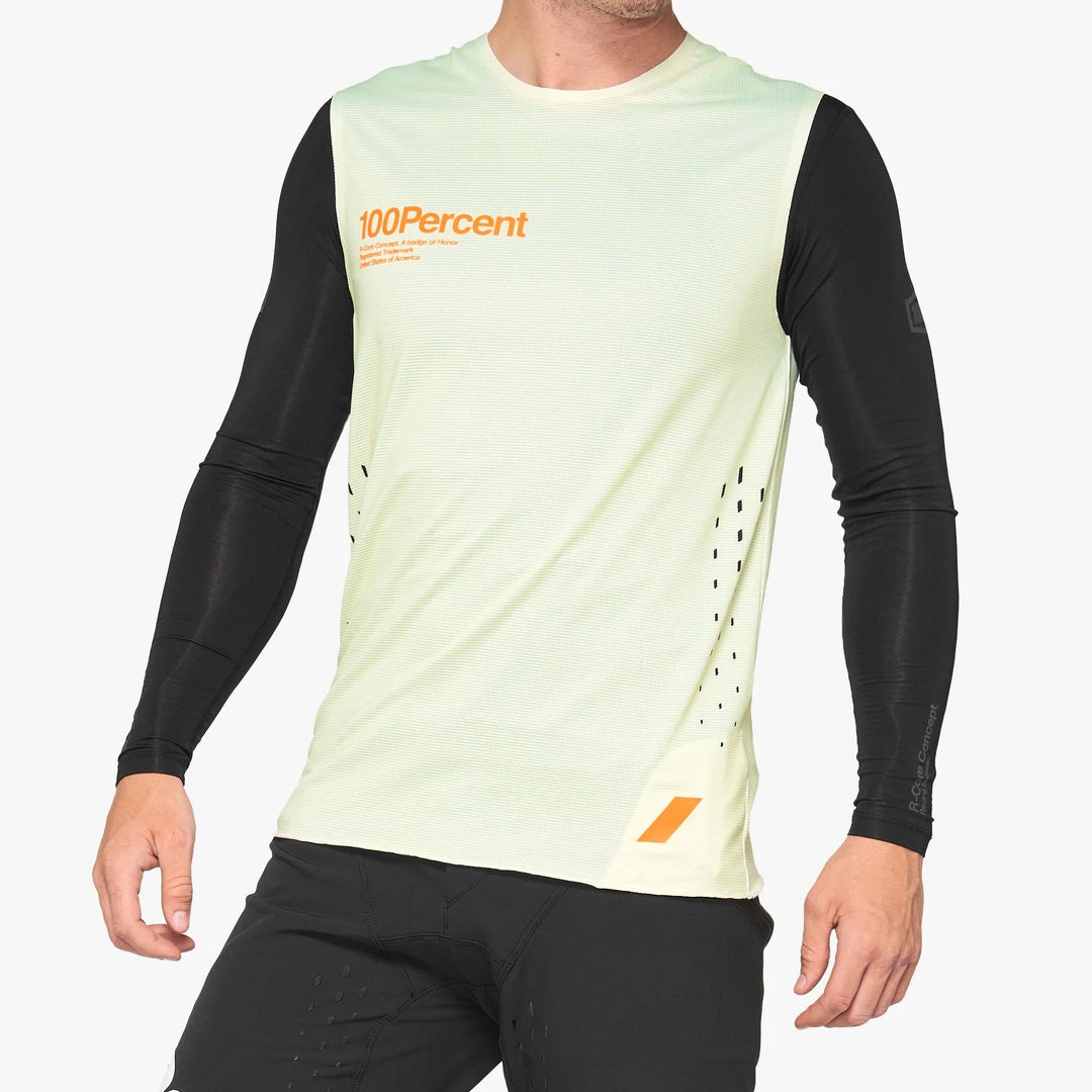 100% R-CORE Concept Bib Jersey Yellow