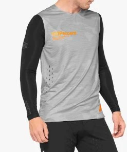 100% R-CORE Concept Bib Jersey Grey Camo Men's Jerseys