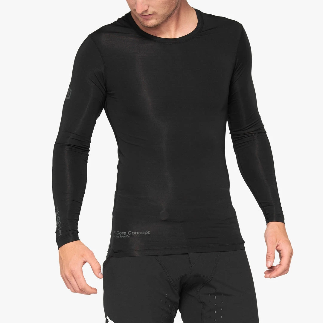 100% Men's Jerseys R-CORE CONCEPT Long Sleeve Jersey Black