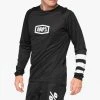 100% Men's Jerseys R-CORE Jersey Black/White