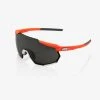 100% Europe Sunglasses RACETRAP - Soft Tact Oxyfire - Black Mirror Lens