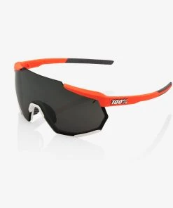 100% Europe Sunglasses RACETRAP - Soft Tact Oxyfire - Black Mirror Lens