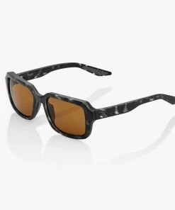 100% Europe RIDELEY - Matte Black Havana - Bronze PEAKPOLAR Lens - SP22 Sunglasses