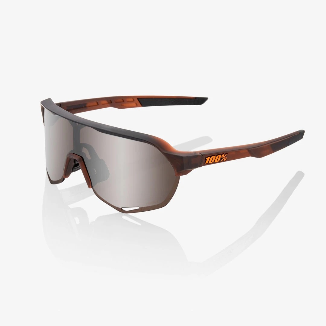 100% Europe S2 - Matte Translucent Brown Fade - HiPER Silver Mirror Lens Sunglasses 3 100% Europe S2 - Matte Translucent Brown Fade - HiPER Silver Mirror Lens Sunglasses