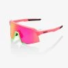 100% Europe S3 - Matte Washed Out Neon Pink - Purple Multilayer Mirror Lens Sunglasses