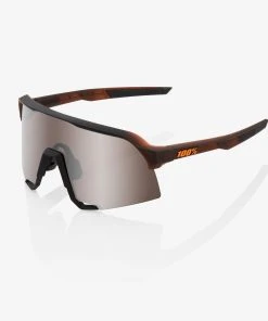 100% Europe S3 - Matte Translucent Brown Fade - HiPER Silver Mirror Lens