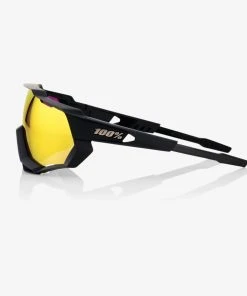 100% Europe SPEEDTRAP® - Soft Tact Black - HiPER® Red Multilayer Mirror Lens