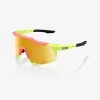 100% Europe Sunglasses SPEEDCRAFT - Matte Washed Out Neon Yellow - Flash Gold Mirror Lens 2 100% Europe Sunglasses SPEEDCRAFT - Matte Washed Out Neon Yellow - Flash Gold Mirror Lens