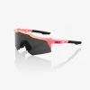 100% Europe SPEEDCRAFT XS - Matte Washed Out Neon Pink - Smoke Lens Sunglasses