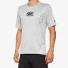 100% Men's Jerseys AIRMATIC MESH Short Sleeve Jersey Grey