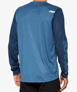100% AIRMATIC Long Sleeve Jersey Slate Blue Men's Jerseys