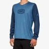 100% AIRMATIC Long Sleeve Jersey Slate Blue Men's Jerseys