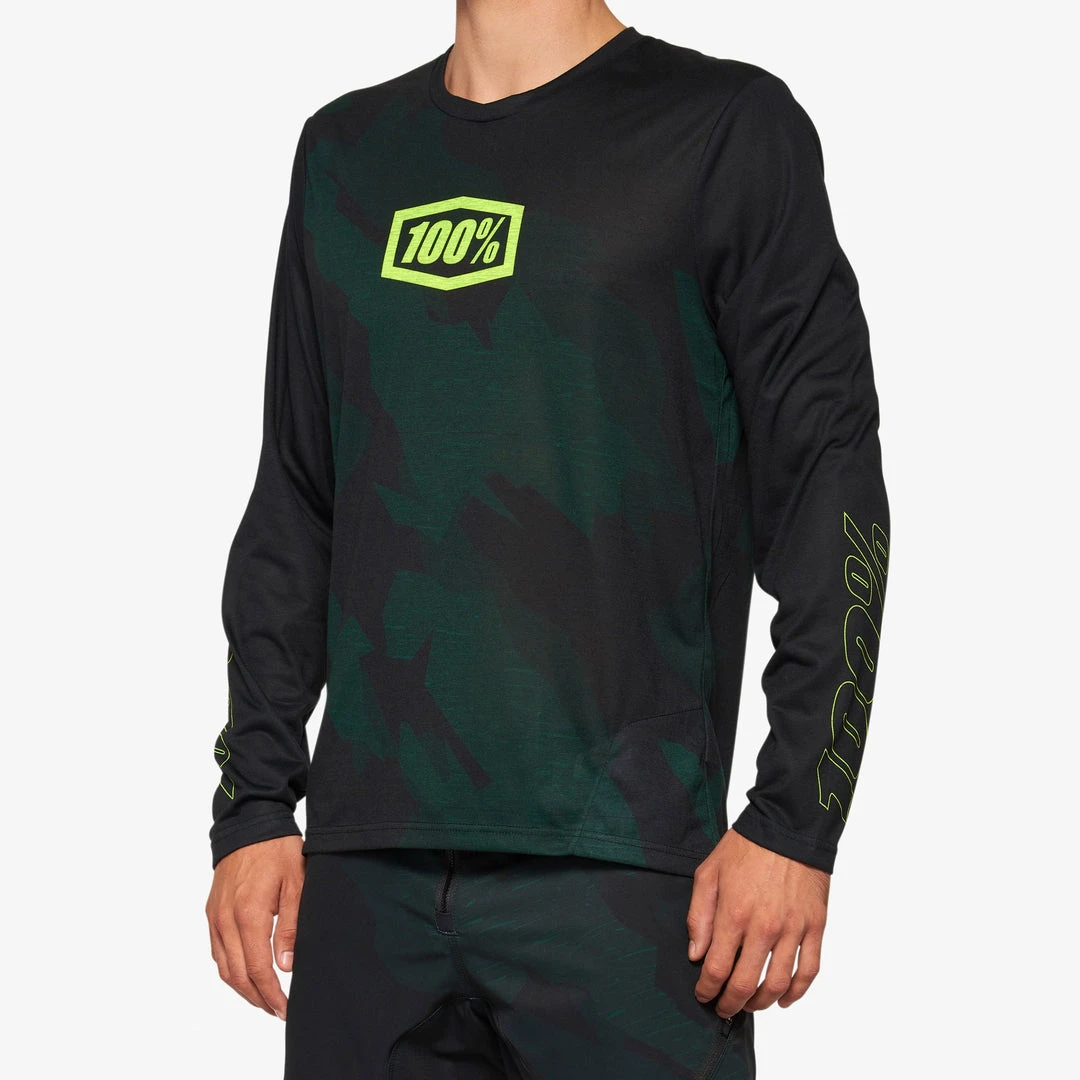 100% AIRMATIC LE Long Sleeve Jersey Black Camo Men's Jerseys 3 100% AIRMATIC LE Long Sleeve Jersey Black Camo Men's Jerseys