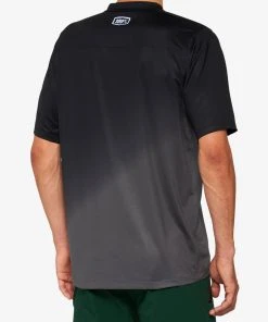 100% CELIUM Short Sleeve Jersey Black/Charcoal