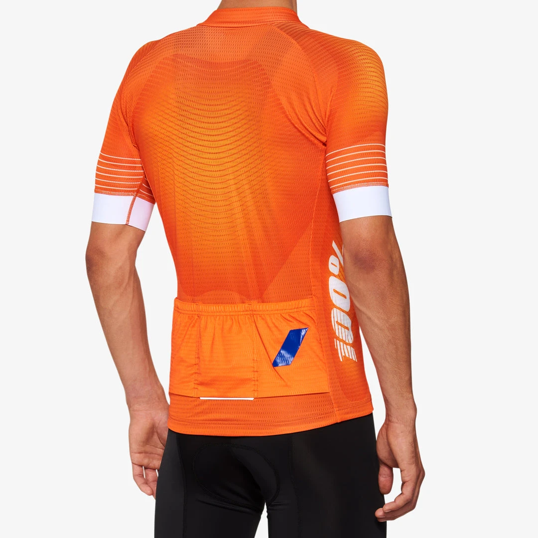 100% EXCEEDA Short Sleeve Jersey Orange 3 100% EXCEEDA Short Sleeve Jersey Orange