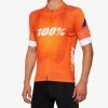 100% EXCEEDA Short Sleeve Jersey Orange