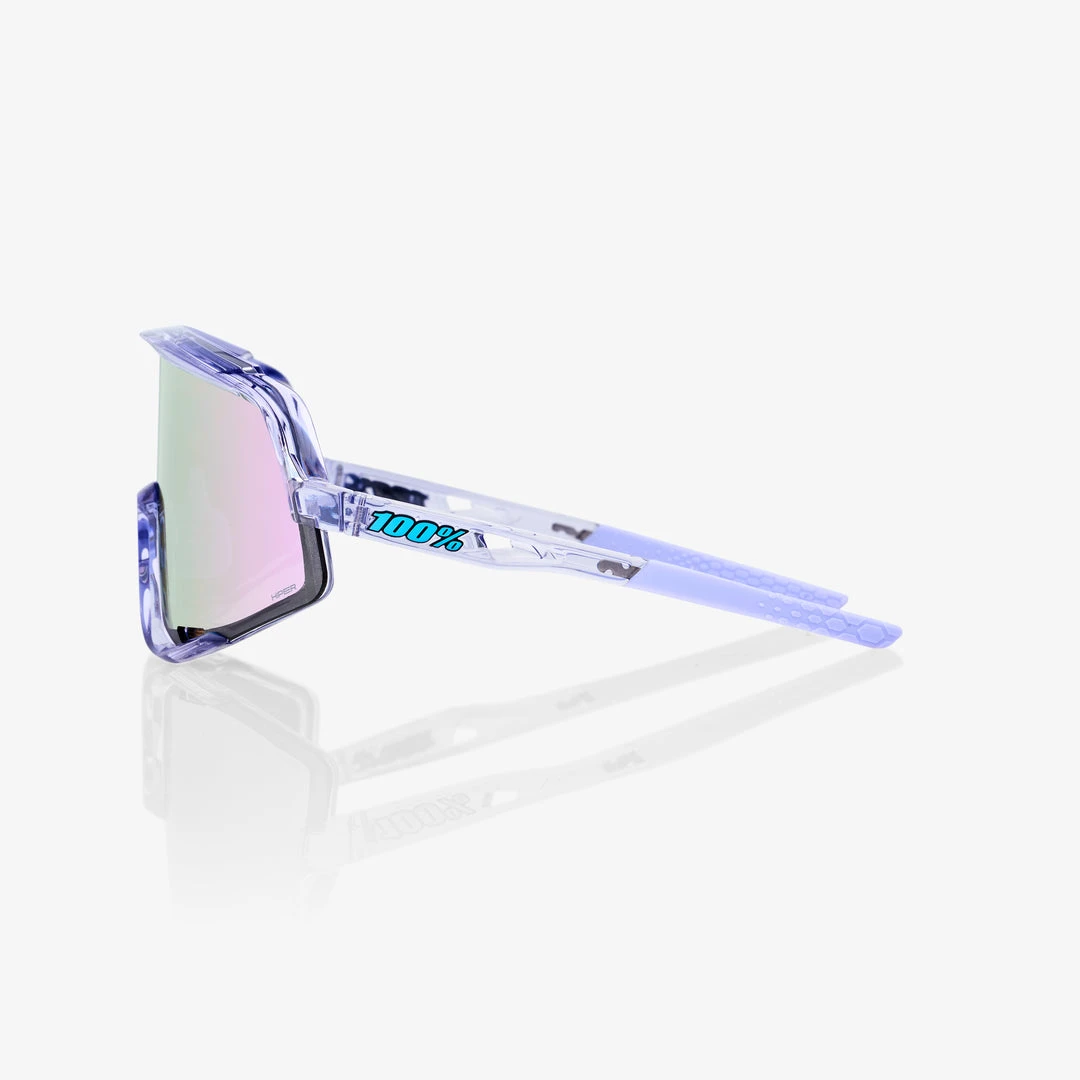 100% Europe GLENDALE® - Polished Translucent Lavender - HiPER® Lavender Mirror Lens Sunglasses 5 100% Europe GLENDALE® - Polished Translucent Lavender - HiPER® Lavender Mirror Lens Sunglasses