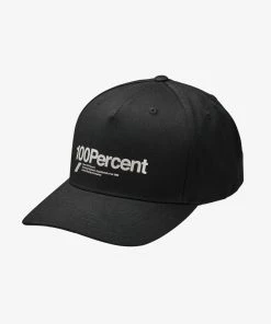 100% Europe MANIFESTO Snapback Cap Black Hats