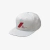 100% Europe Hats FORWARD Snapback Cap Light Grey