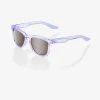100% Europe HUDSON - Polished Translucent Lavender - HiPER Silver Mirror Lens