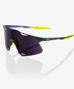 100% Europe HYPERCRAFT - Matte Metallic Digital Brights - Dark Purple Lens Sunglasses