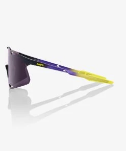 100% Europe HYPERCRAFT - Matte Metallic Digital Brights - Dark Purple Lens Sunglasses