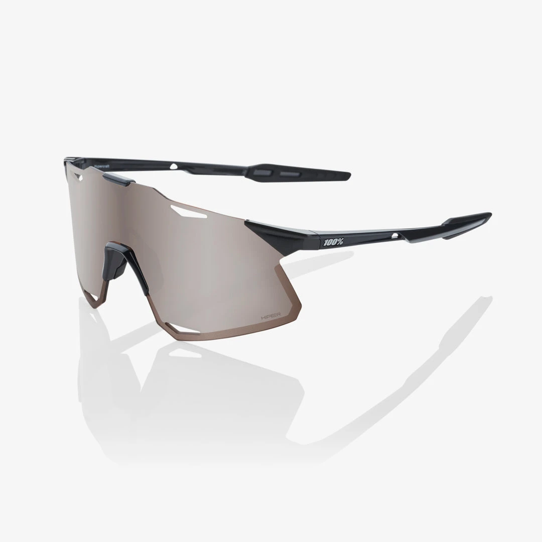 100% Europe HYPERCRAFT - Gloss Black - HiPER Silver Mirror Lens Sunglasses 3 100% Europe HYPERCRAFT - Gloss Black - HiPER Silver Mirror Lens Sunglasses