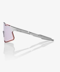 100% Europe HYPERCRAFT - Matte Stone Grey - HiPER Crimson Silver Mirror Lens