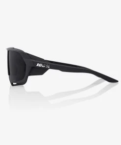 100% Europe Sunglasses NORVIK™ - Matte Black - Grey PEAKPOLAR Lens