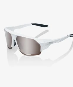 100% Europe NORVIK™ - Soft Tact White - HiPER® Silver Mirror Lens Sunglasses