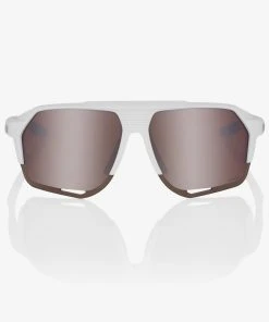 100% Europe NORVIK™ - Soft Tact White - HiPER® Silver Mirror Lens Sunglasses