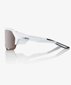 100% Europe NORVIK™ - Soft Tact White - HiPER® Silver Mirror Lens Sunglasses