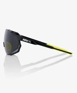 100% Europe Sunglasses RACETRAP® 3.0 - Gloss Black - Smoke Lens