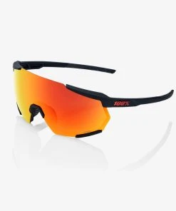100% Europe RACETRAP 3.0 - Soft Tact Black - HiPER Red Multilayer Mirror Lens